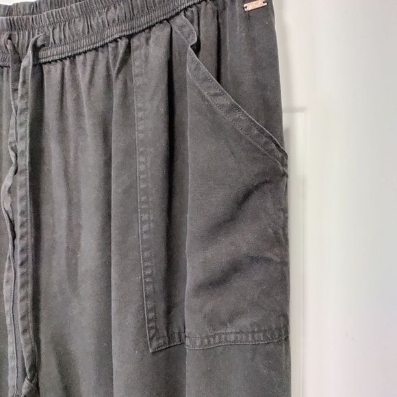 PINK Tencel Flowy Joggers Elastic Waist and Ankle L - Picture 3 of 10